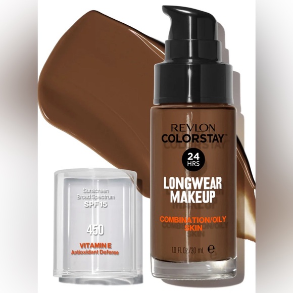 2 bottles of REVLON COLORSTAY Combo/Oily Skin Matte Foundation 450 Mocha Sealed - Picture 1 of 6